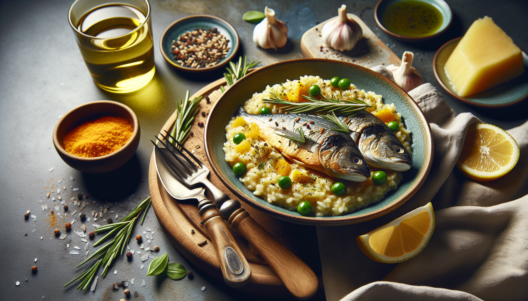 risotto e pesce